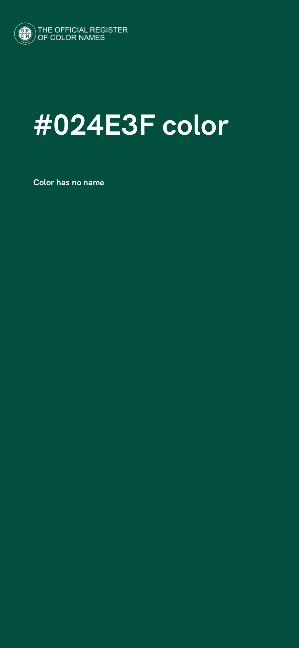 #024E3F color image