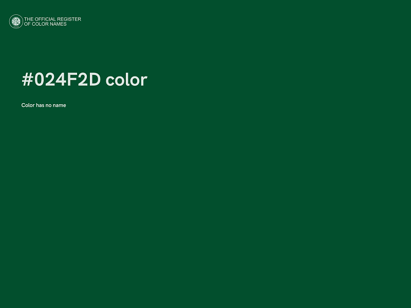 #024F2D color image