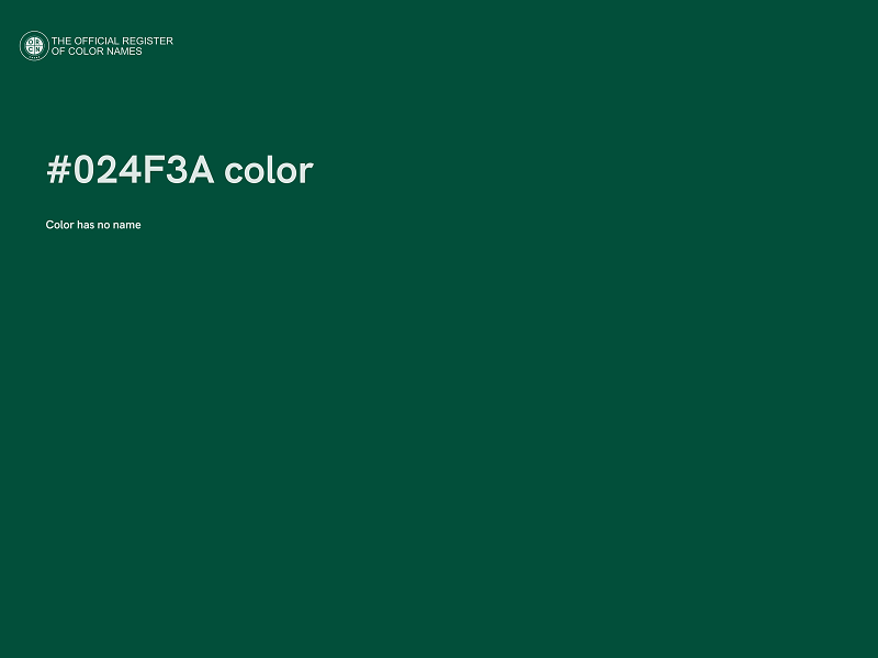 #024F3A color image