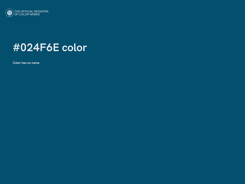 #024F6E color image