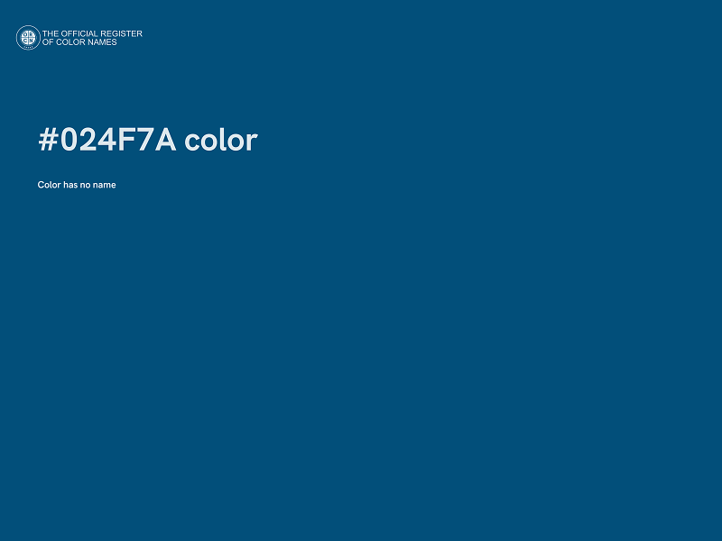 #024F7A color image