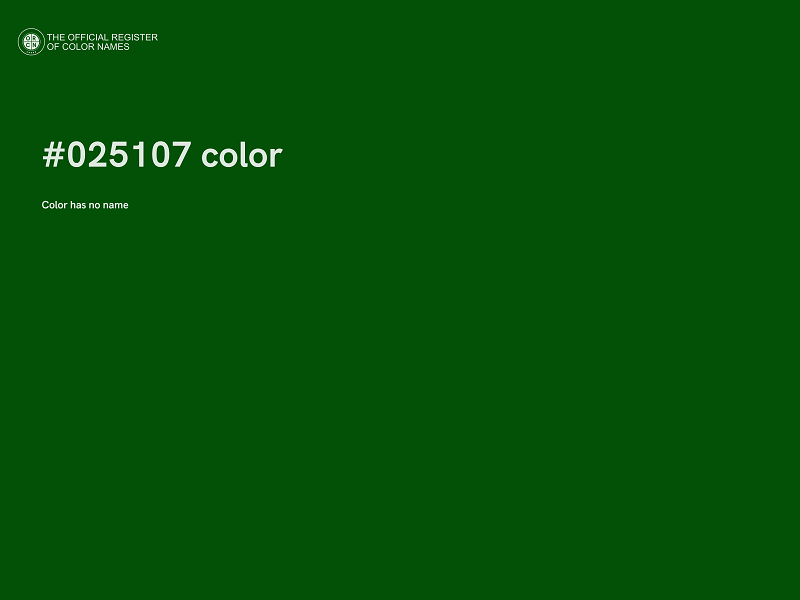 #025107 color image
