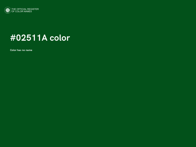 #02511A color image