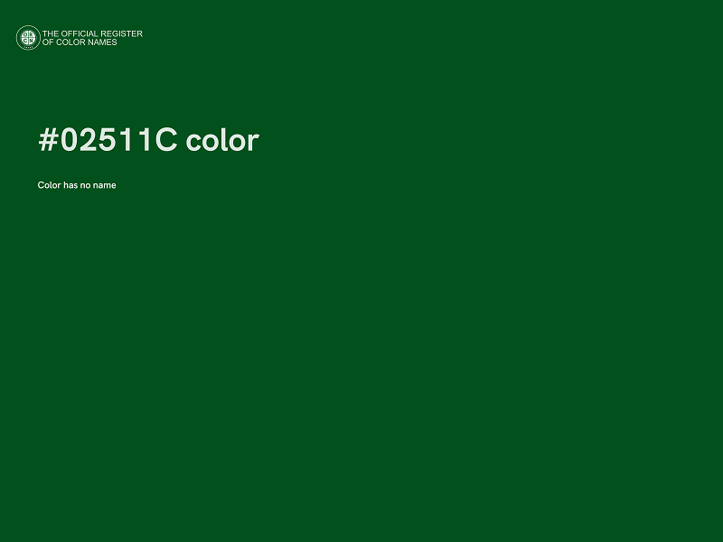 #02511C color image
