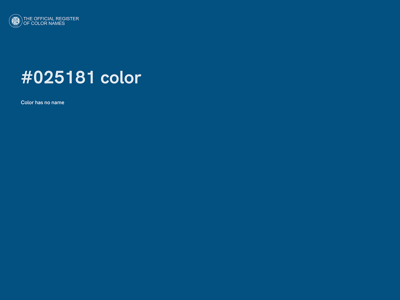 #025181 color image