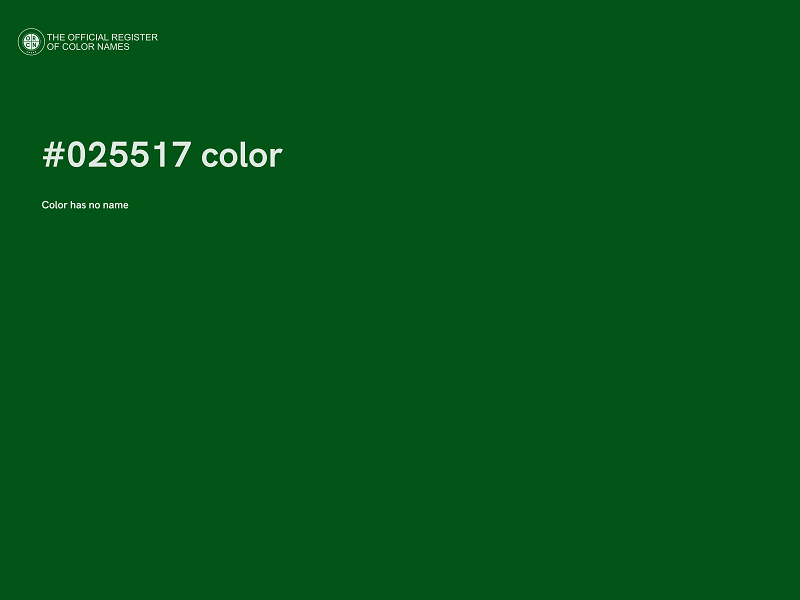 #025517 color image