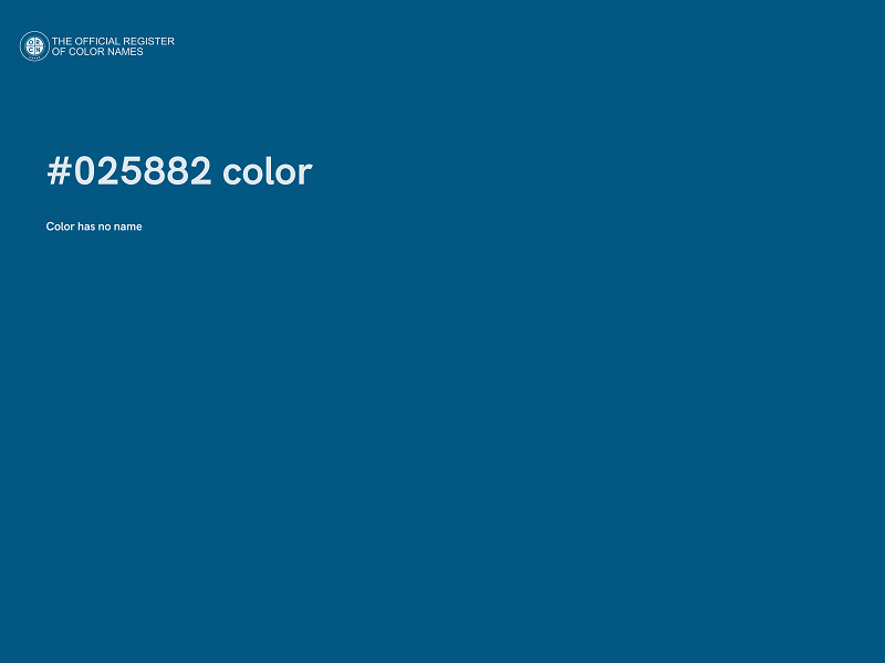 #025882 color image