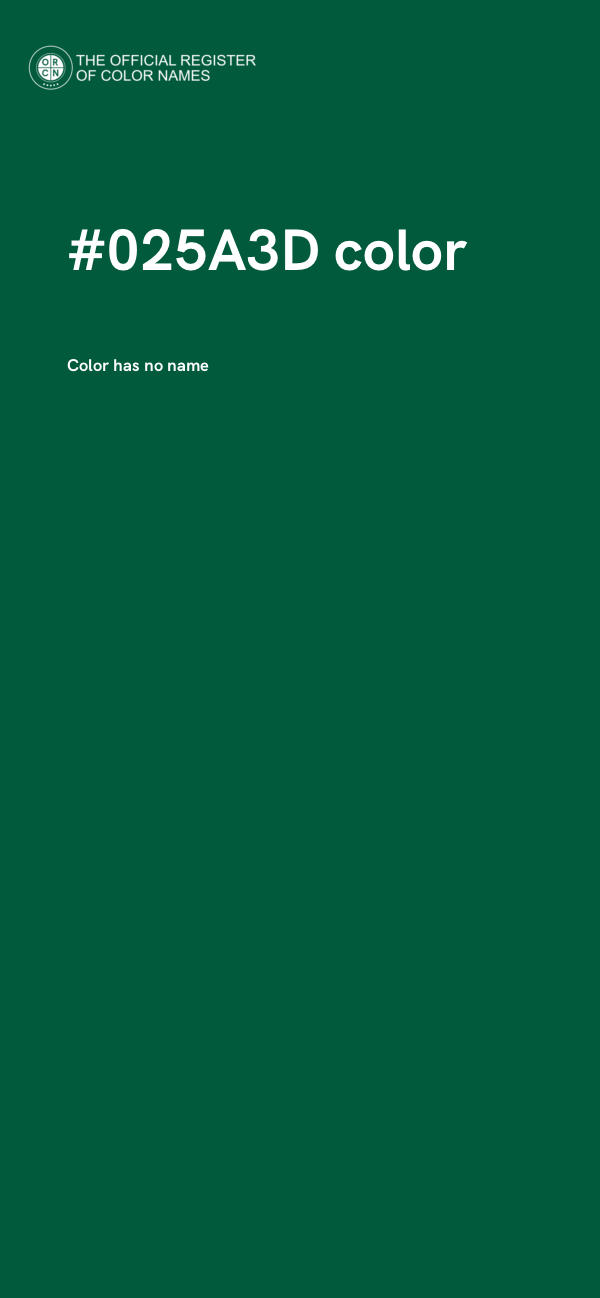 #025A3D color image