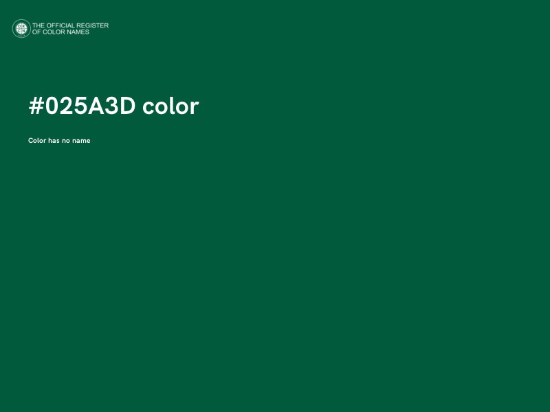 #025A3D color image