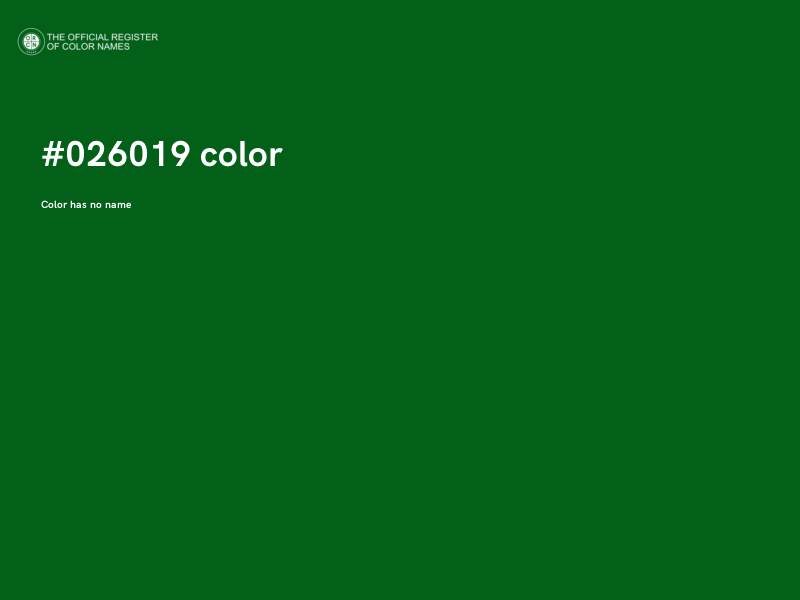 #026019 color image