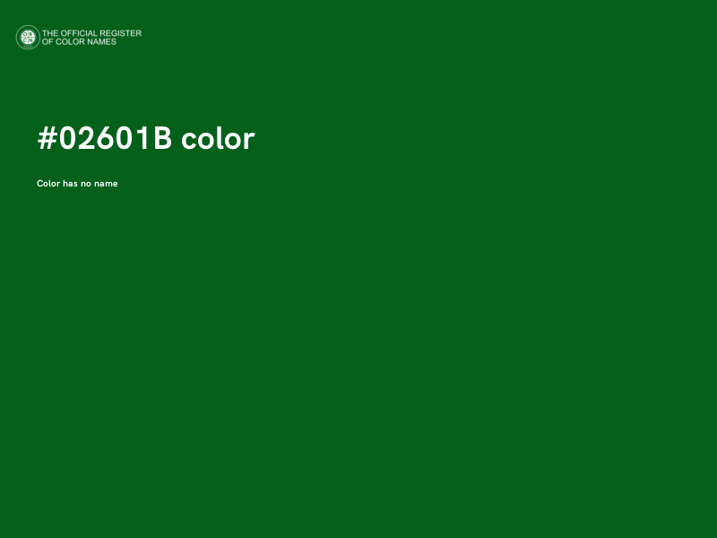 #02601B color image