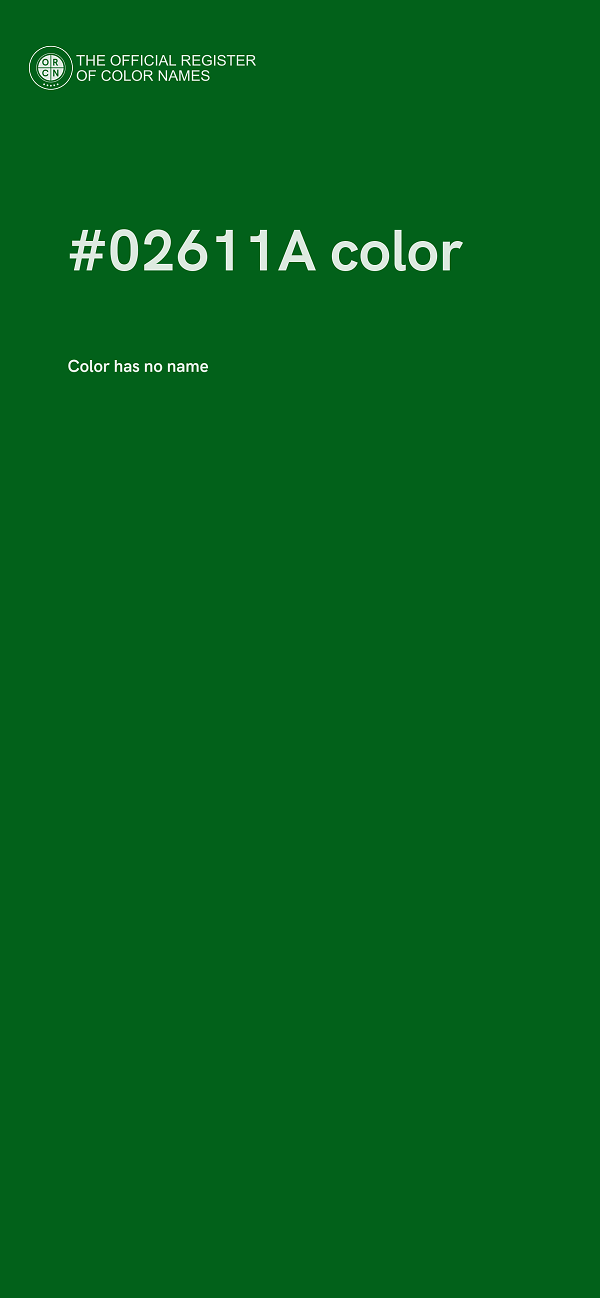#02611A color image