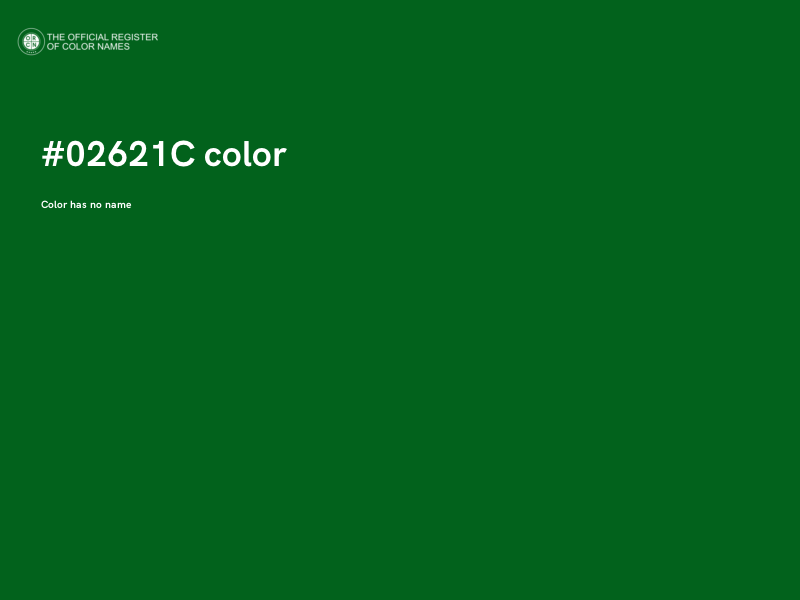 #02621C color image