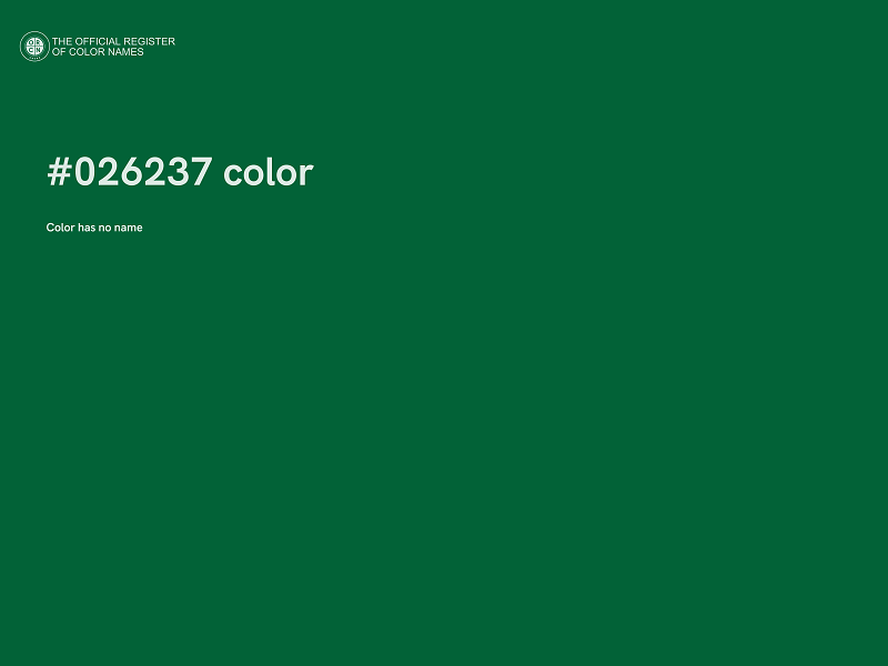 #026237 color image