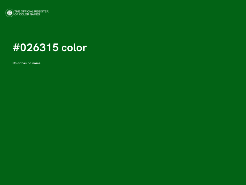 #026315 color image