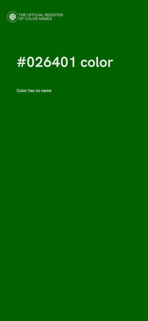 #026401 color image