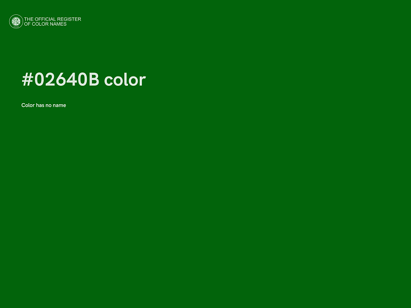 #02640B color image