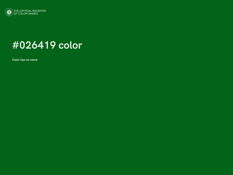 #026419 color image