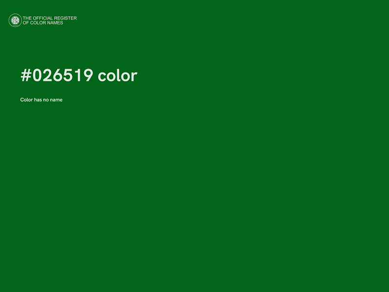 #026519 color image