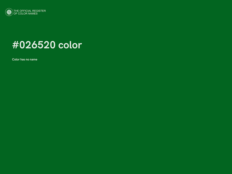 #026520 color image