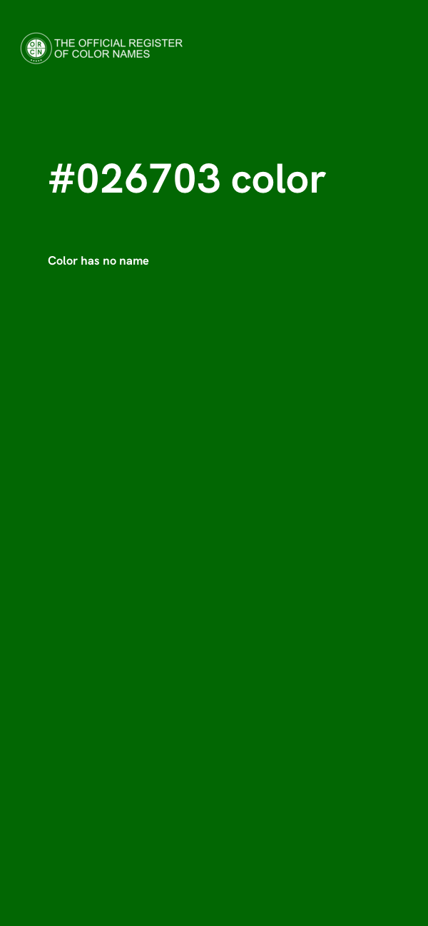 #026703 color image