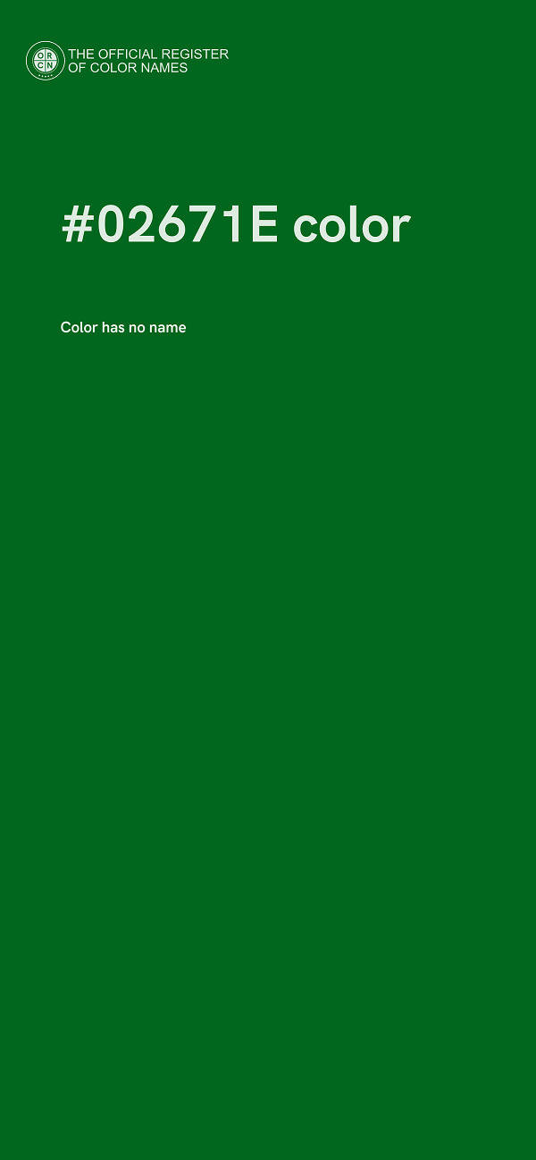#02671E color image