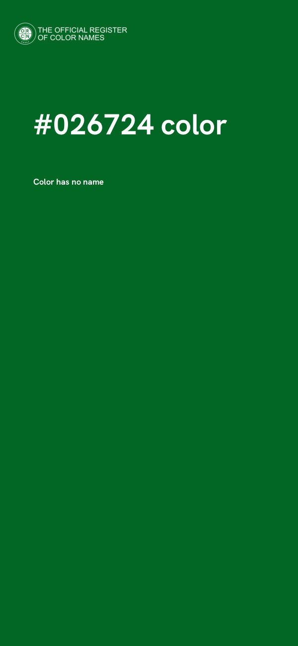 #026724 color image