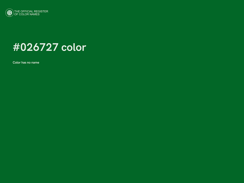 #026727 color image
