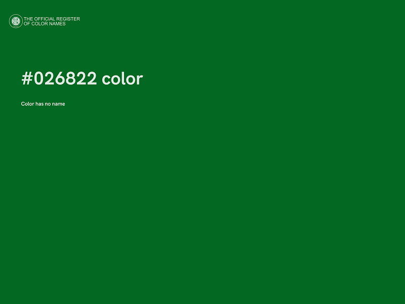 #026822 color image