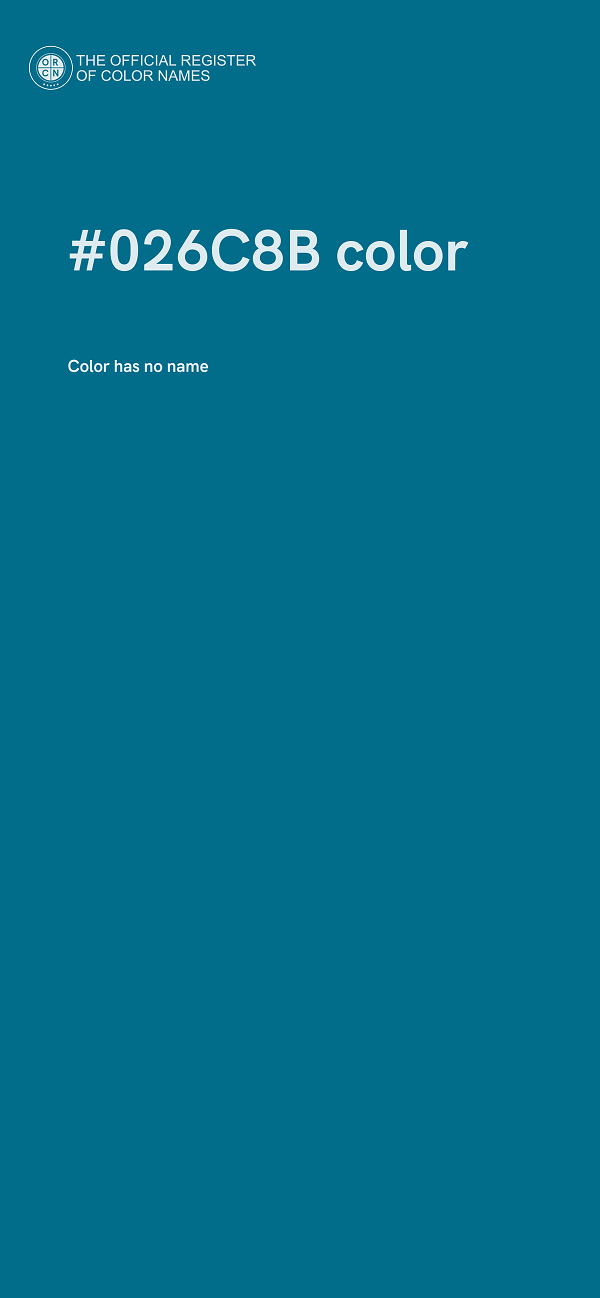 #026C8B color image