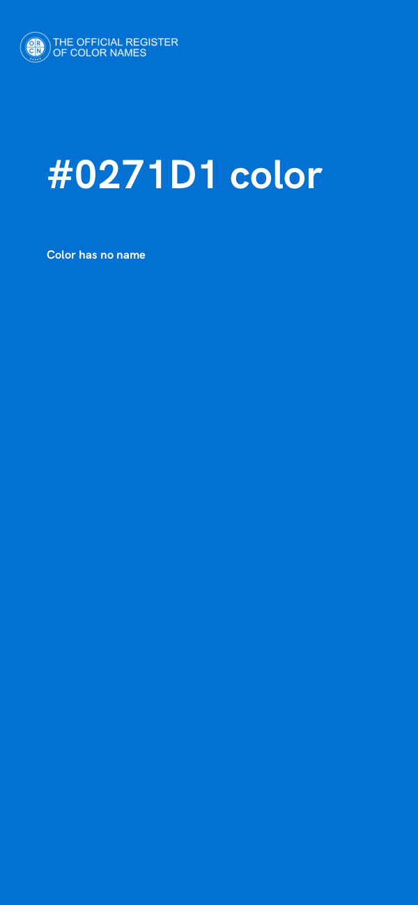#0271D1 color image