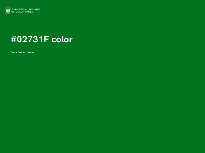 #02731F color image