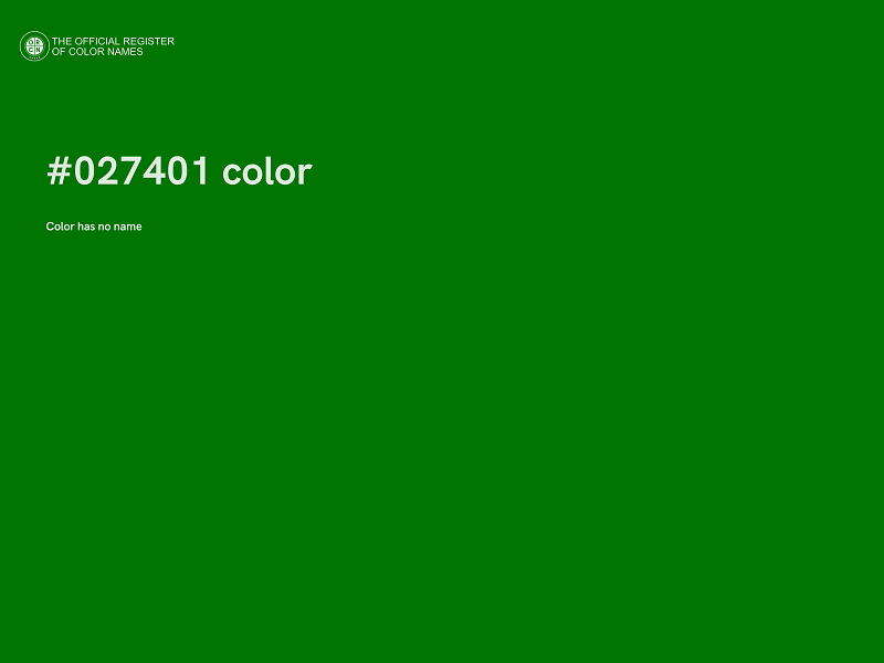 #027401 color image