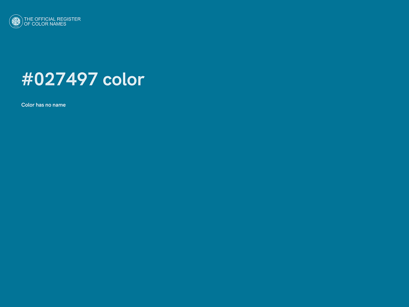 #027497 color image
