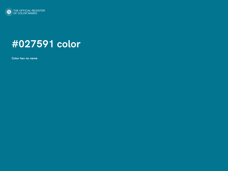 #027591 color image