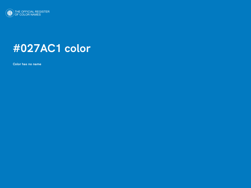 #027AC1 color image