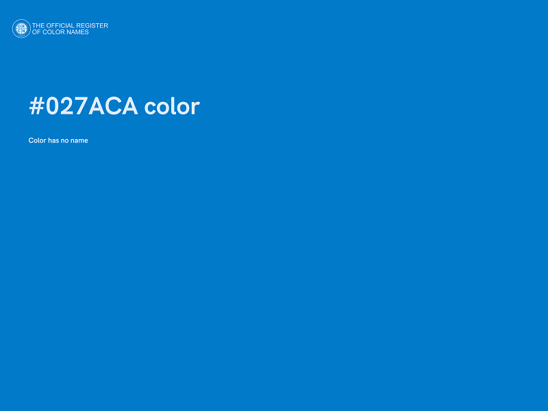 #027ACA color image