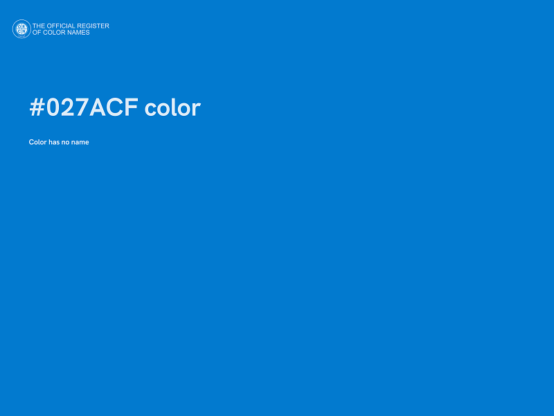 #027ACF color image
