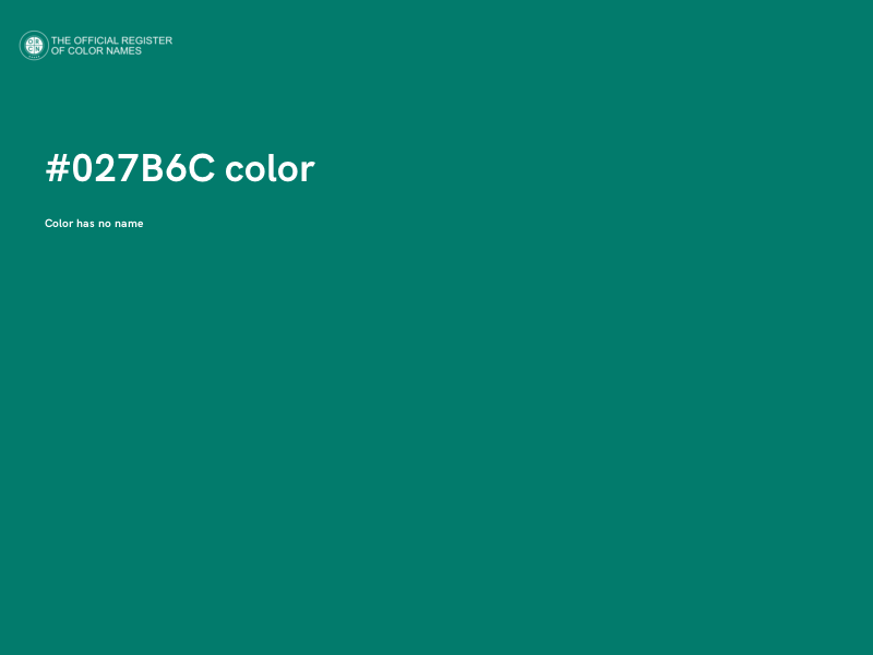 #027B6C color image