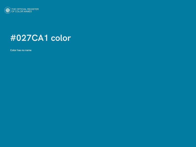 #027CA1 color image