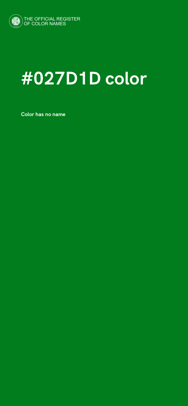 #027D1D color image