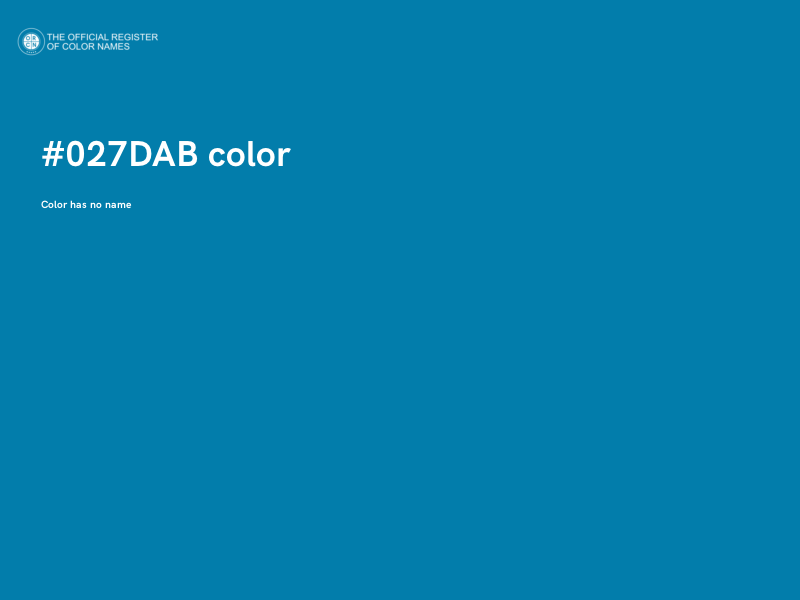 #027DAB color image