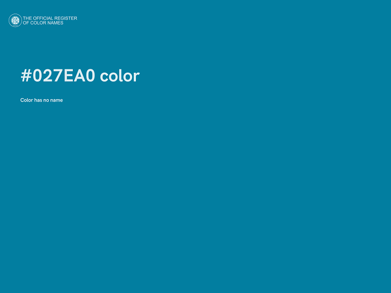 #027EA0 color image