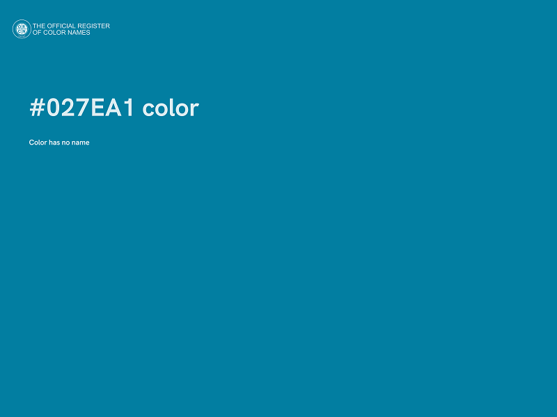 #027EA1 color image