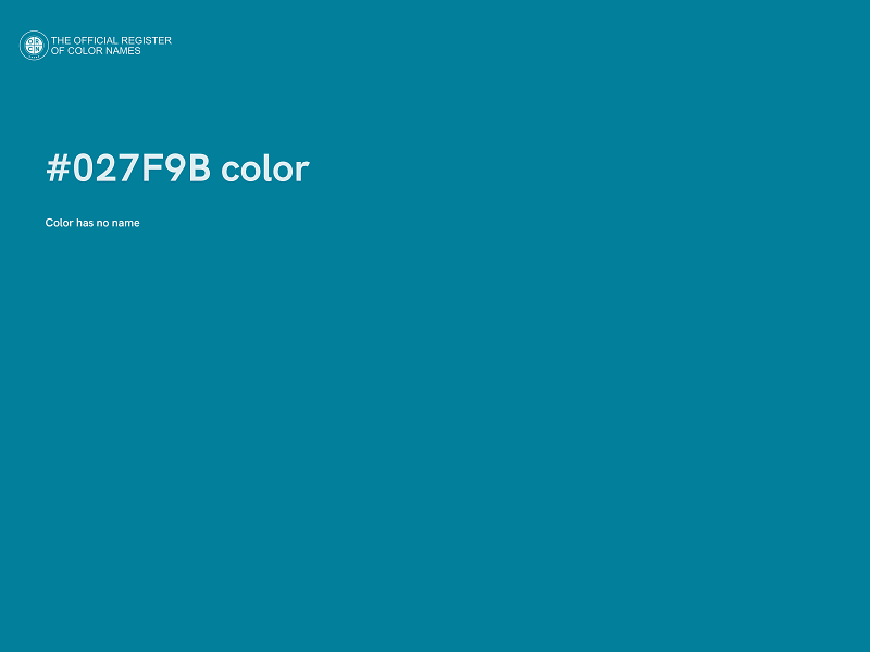 #027F9B color image