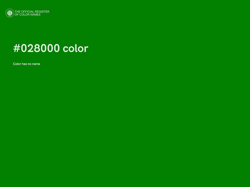 #028000 color image