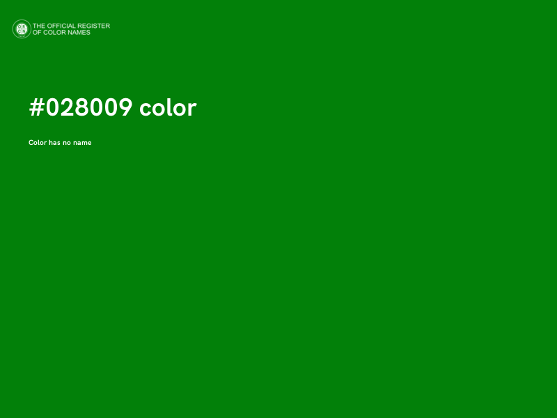 #028009 color image
