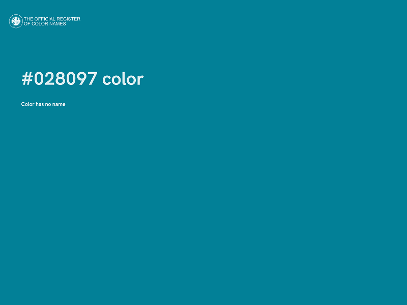#028097 color image