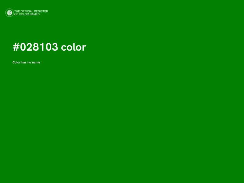 #028103 color image