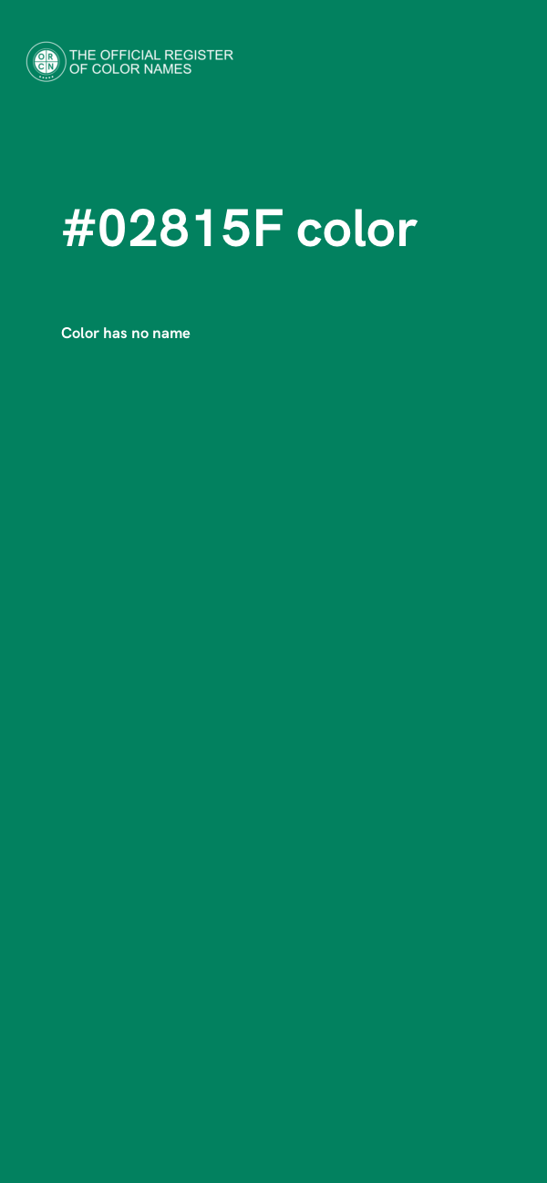 #02815F color image